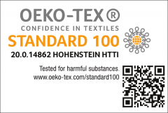 OEKO-TEX® | Skin compatibility confirmed!